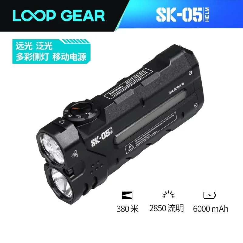 Original Outdoor Multifunctional LED Flashlight 4360LMS Long Range Strong Light Charging, Ultra Long Battery Life for Camping
