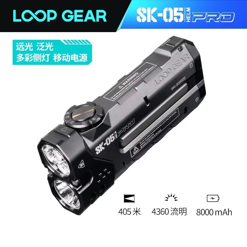 Original Outdoor Multifunctional LED Flashlight 4360LMS Long Range Strong Light Charging, Ultra Long Battery Life for Camping